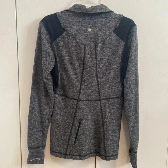 Lululemon Run: Your Heart out Pullover in Heathered Black (First Release Size 8 - Picture 6 of 11